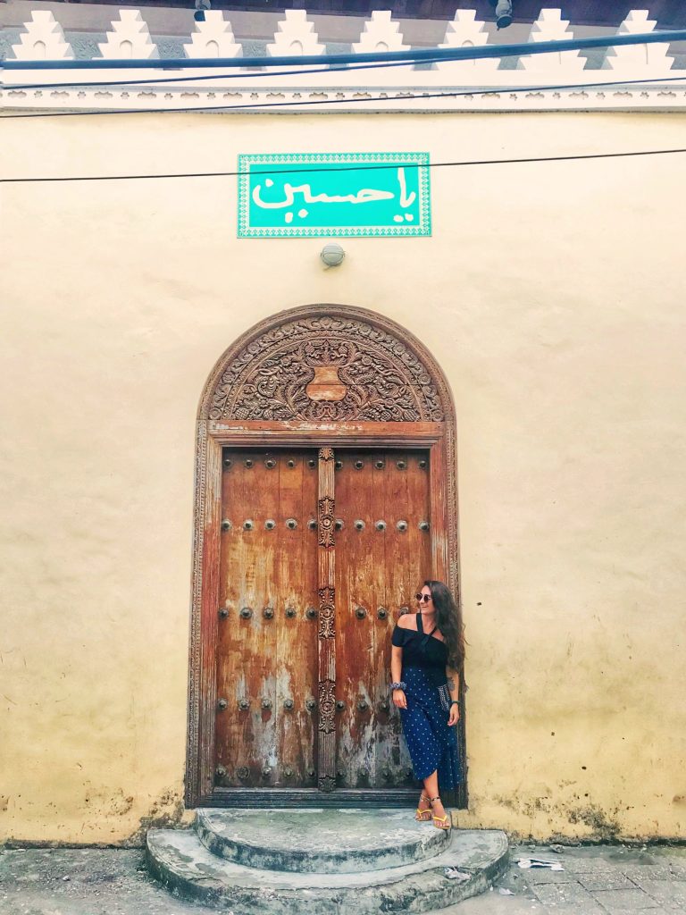 porta árabe em zanzibar