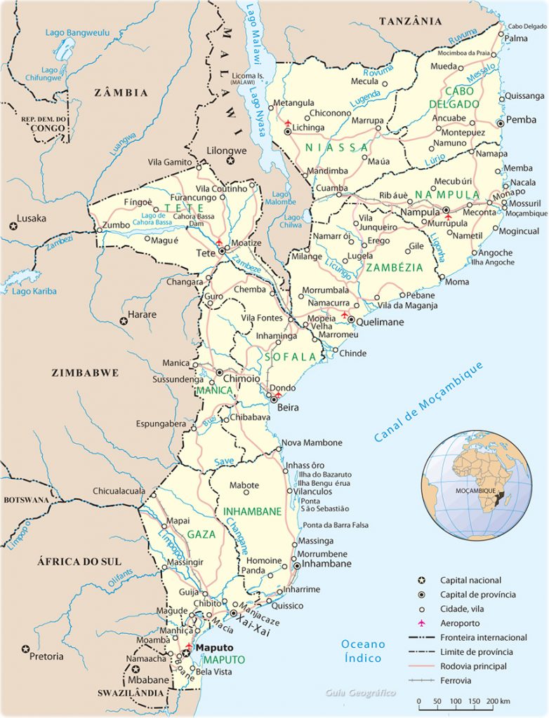 Mapa-moçambique