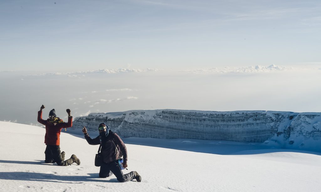 chegada no uhuru peak