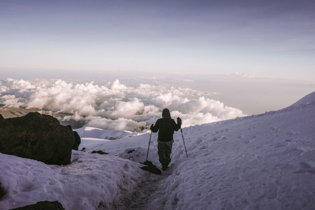 Descendo o Kilimanjaro