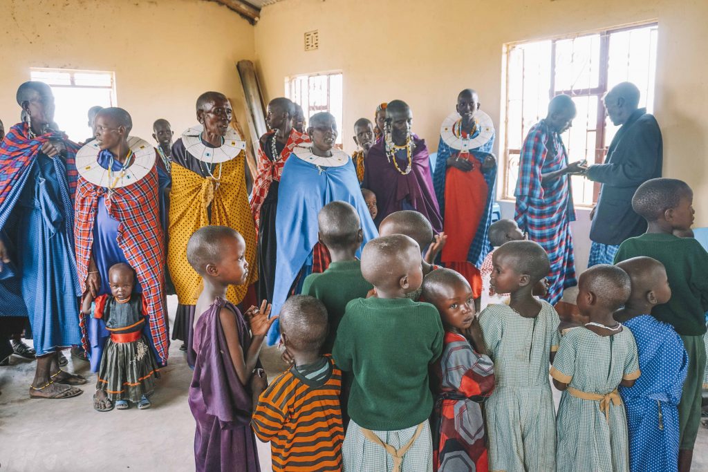 masai mara mission with widows in tanzania