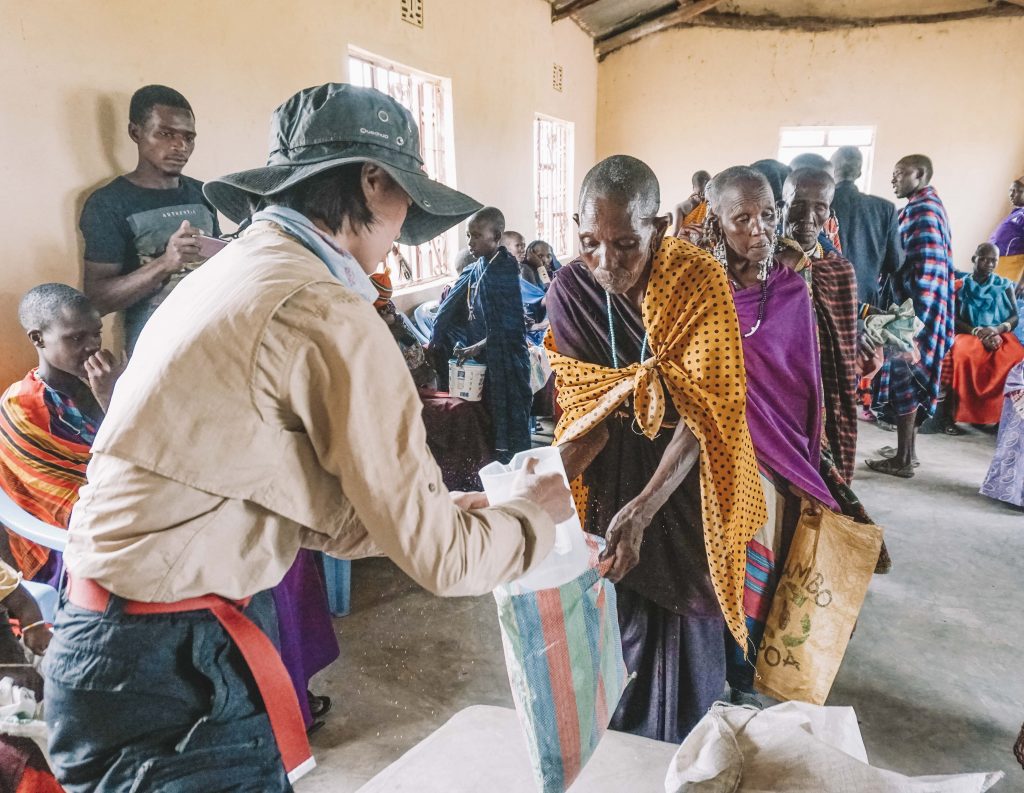 masai mara mission with widows in tanzania