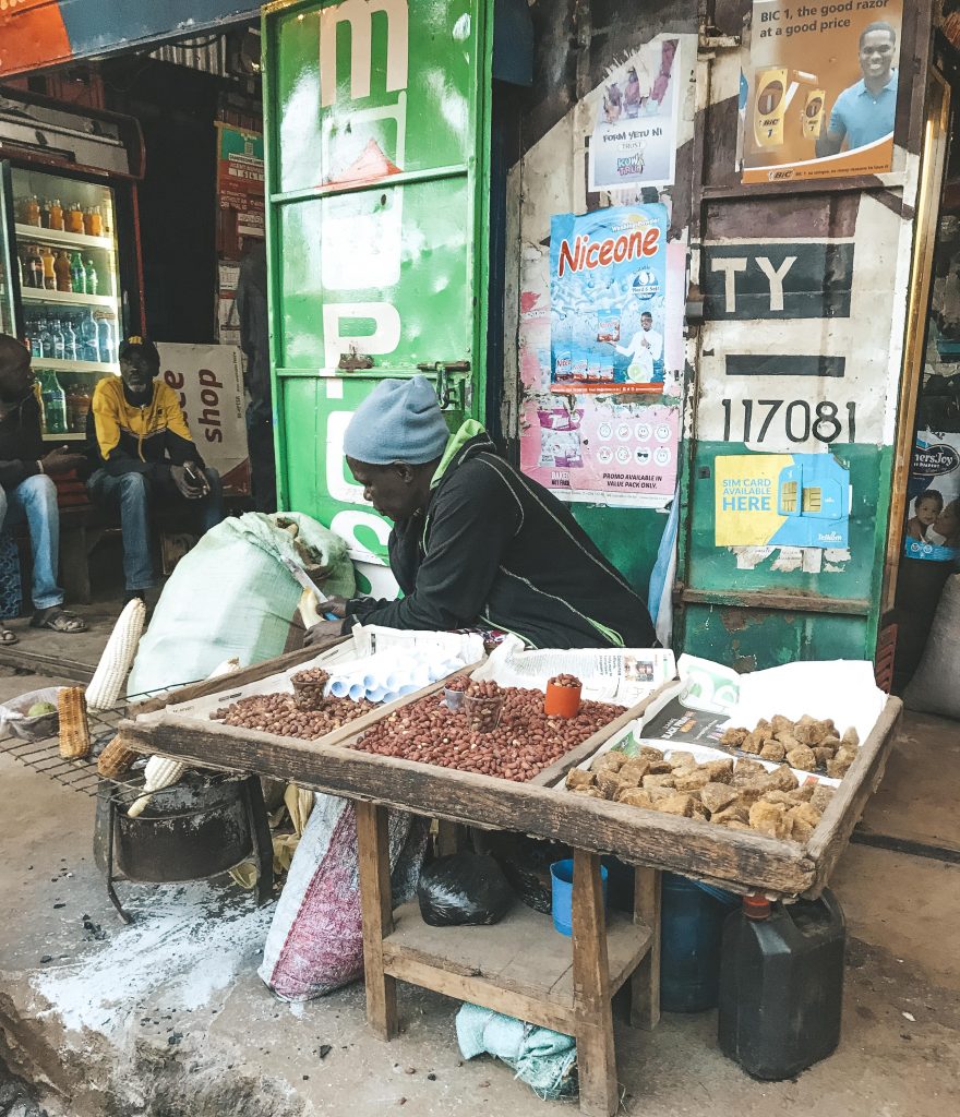 Vendedor em Kibera