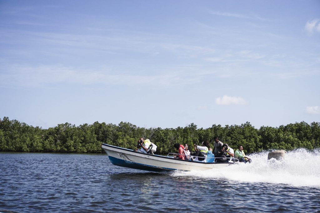 Pamoja team heading to Lamu by boat