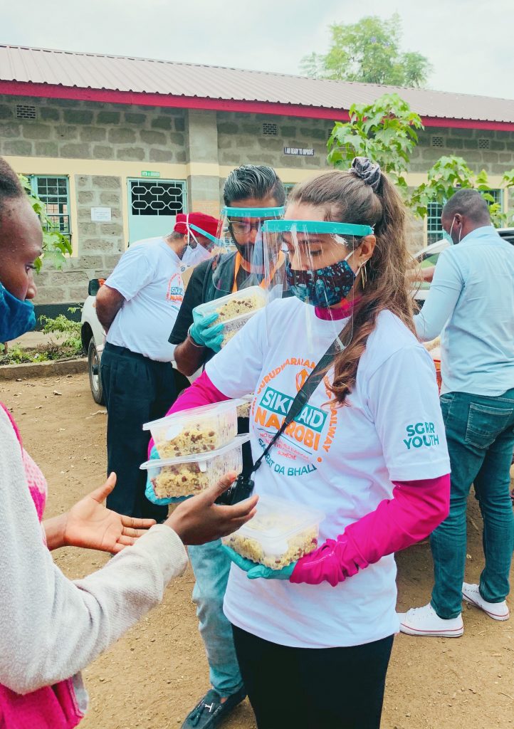 voluntariado em templo sikh em nairobi